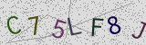 Visual CAPTCHA challenge
