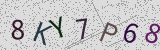 Visual CAPTCHA challenge