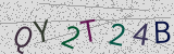 Visual CAPTCHA challenge