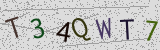 Défi visuel du captcha