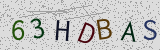 Défi visuel du captcha