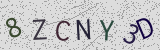 Défi visuel du captcha