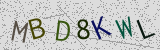 Défi visuel du captcha