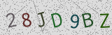 Défi visuel du captcha