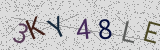 Défi visuel du captcha